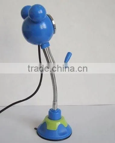 Camera Cute Mikey PC Webcam w/ Gooseneck Suction Mount +Mic