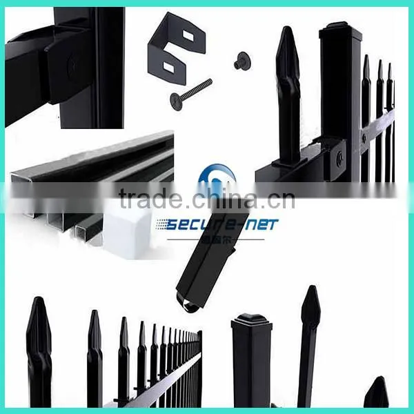 free sample steel spear top metal fence picket design