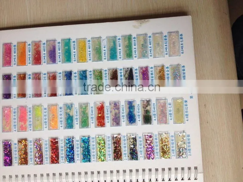 Nail art acrylic uv gel glitters powder