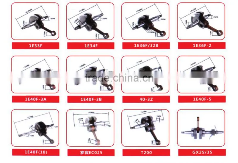 Crank Shaft , Chain Saw Crank Shaft, Chain Saw Spare Parts