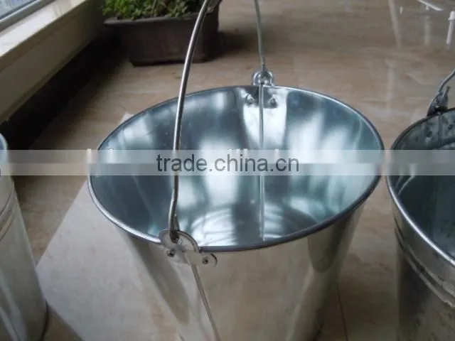 Pail in buckets,zinc bucket,iron bucket for home and garden use