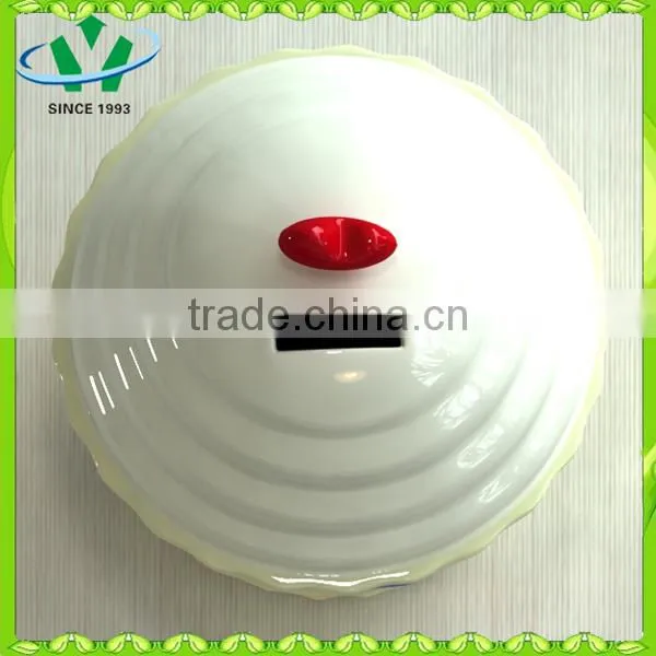 Ceramic cheap piggy bank wih Ice-cream design