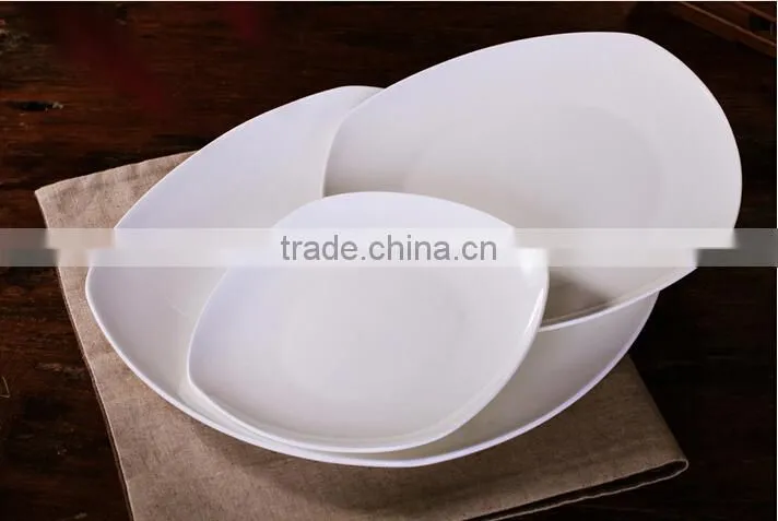 KC-2912 Haonai Goodquality Square porcelian dinnerware set