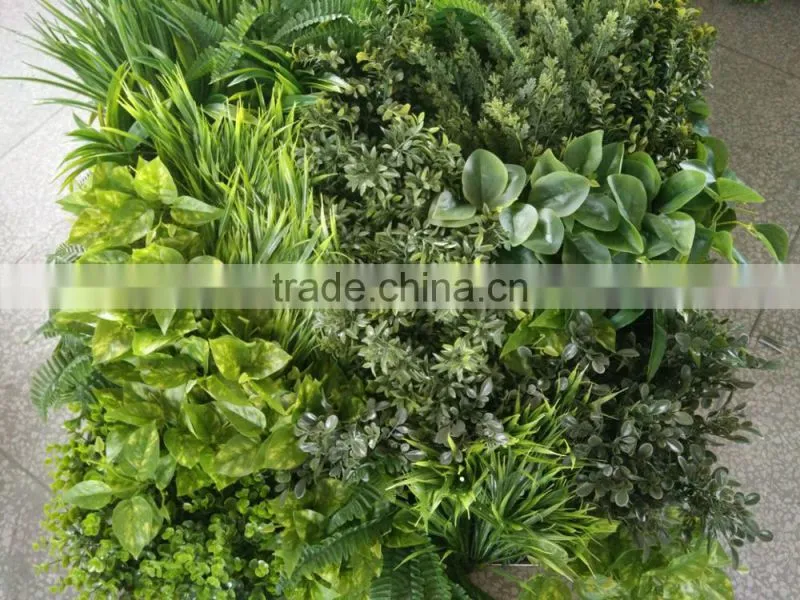 Artificial green wall decorative grass plants