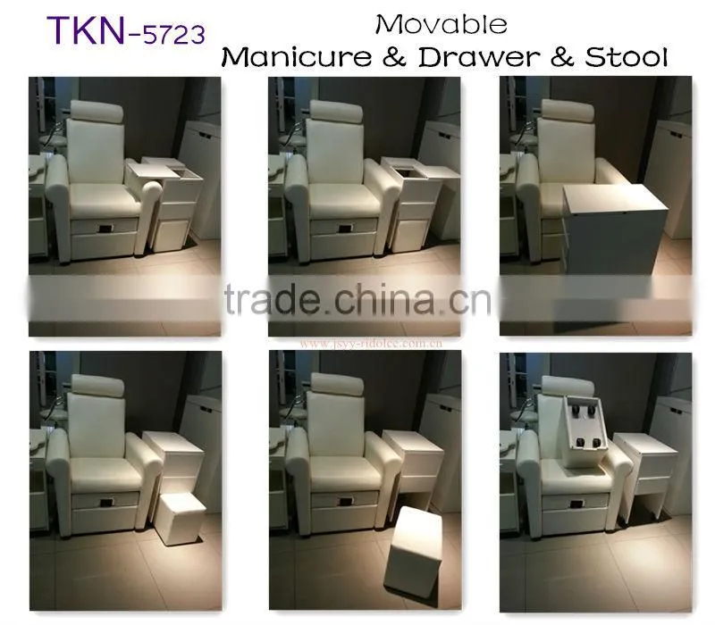 Comfortable Spa pedicure nail sofa with pedicure wholesale pedicure chairs TKN-323205