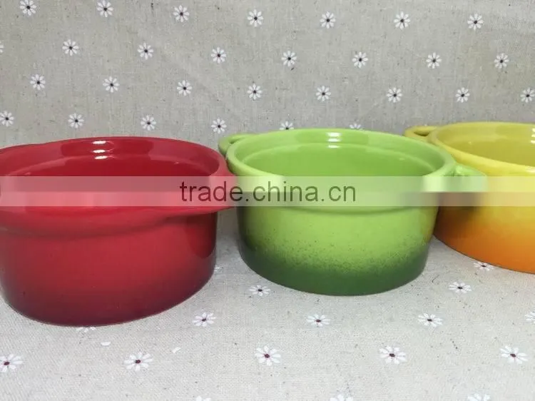 Wholesale stocked korean Ceramic decorative salad bowls