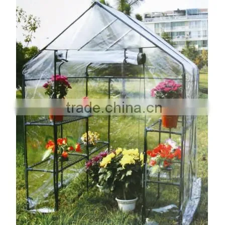 Plastic cover garden used mini green houses for sale