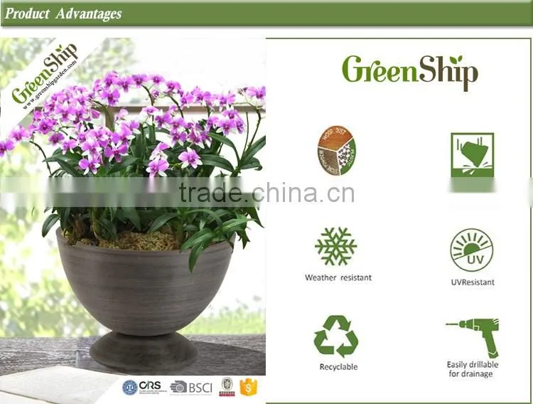 brass urns for gardening/ 20 year of lifetime/ eco-friendly/ UV protection