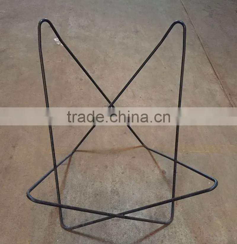 Factory price metal butterfly chair frames for furniture chair