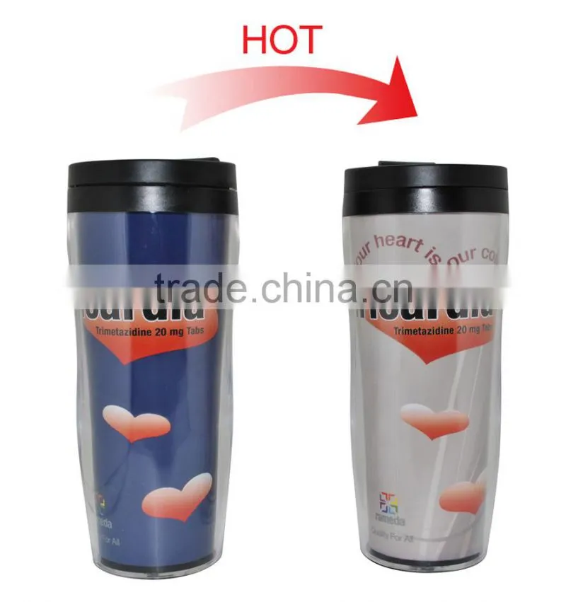Travel Mug With Plastic Cap FDA Passed