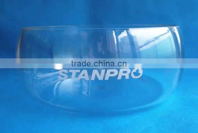 Large salad nut glass bowl