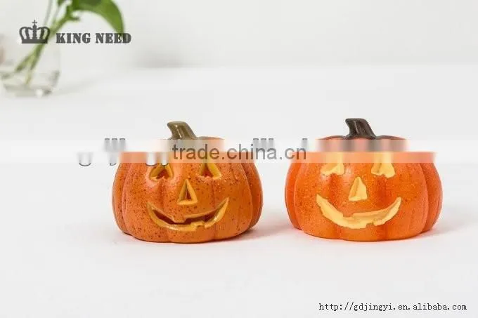 China new product wholesale plastic LED pumpkin Halloween decoration