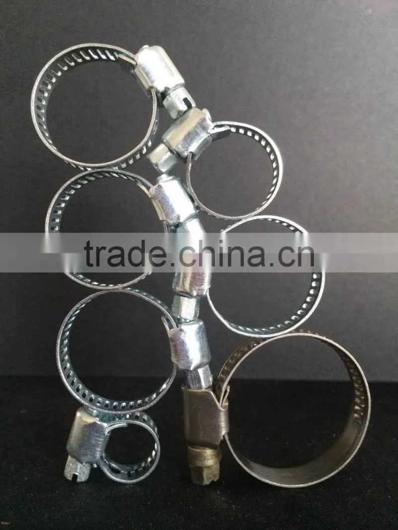 taiwan hose clamp single ear hose clamp nylon rope clamps