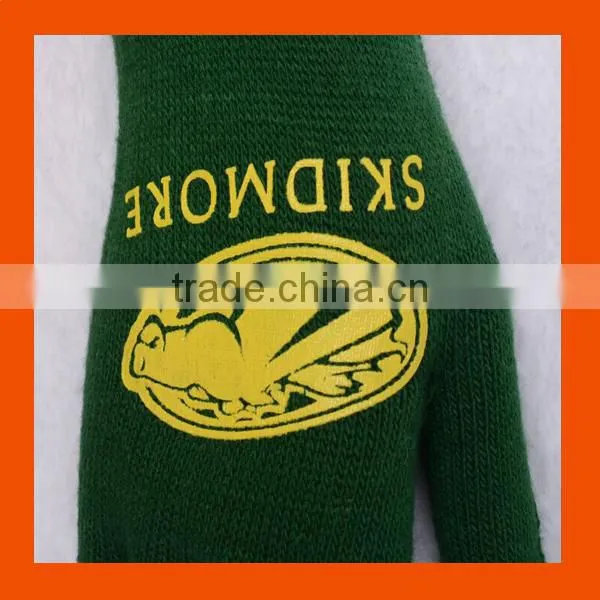 iPad Screen Touch Smart Gloves With Rubber Logo
