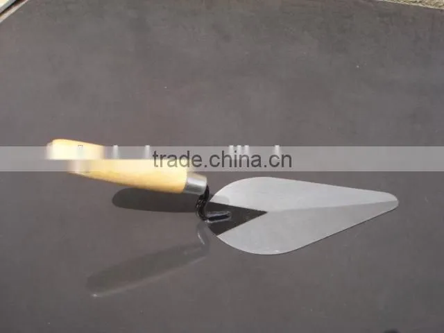 construction tools bricklaying trowel with wooden handle brick trowel