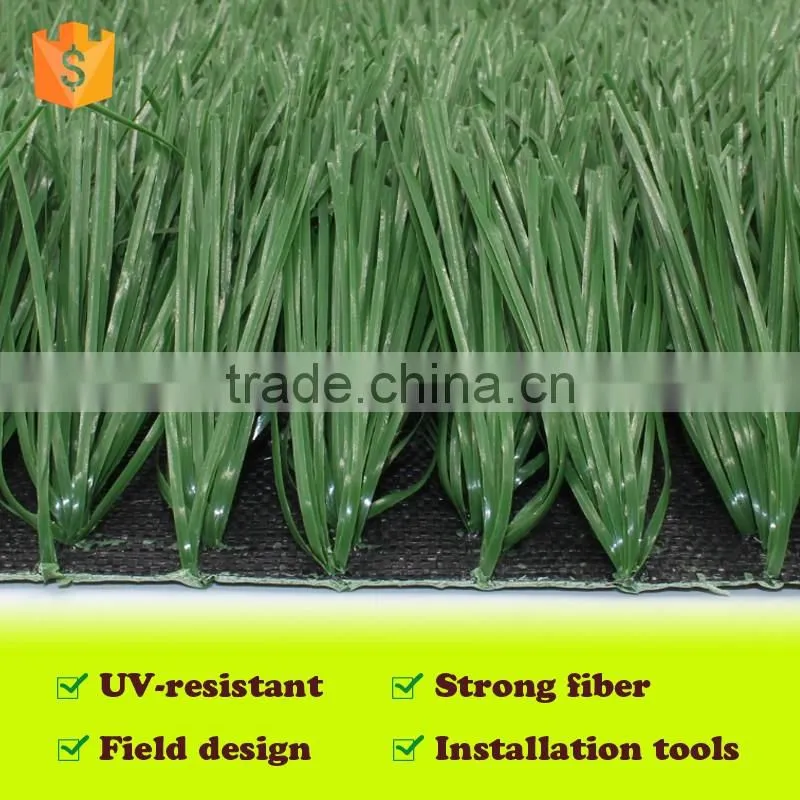 50mm bi-color high quality artificial football lawn