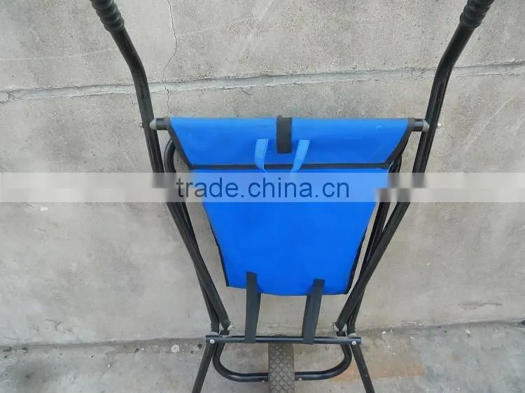 2016 hot selling folding fabric wheelbarrow used for lightweight stuff