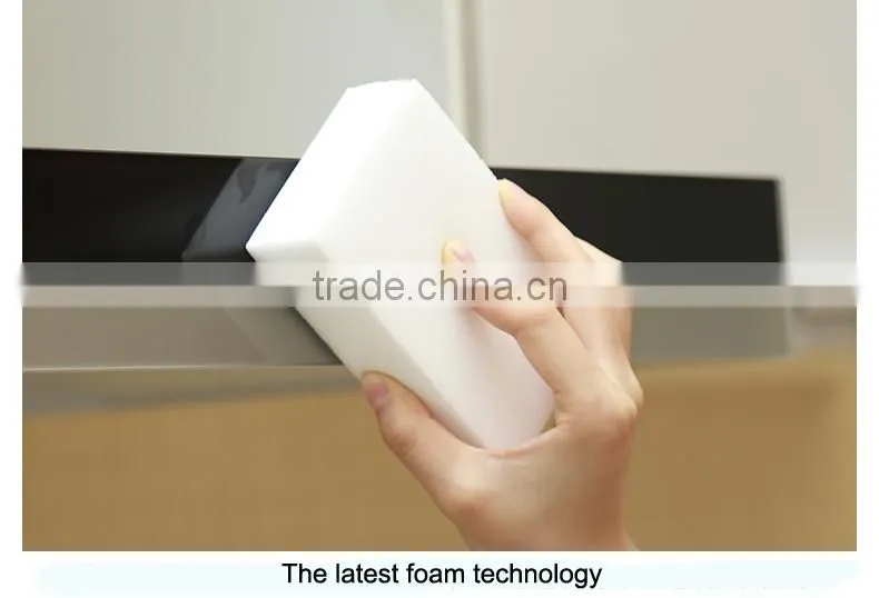 white cleaning eraser foam sponge of melamine foam