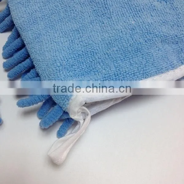 cloth chenille noodle small mini microfiber wash mitt for car dusting