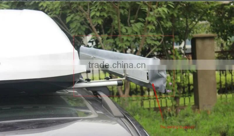 New Model Rectangular style Waterproof 4x4 Off-road foxwing awning
