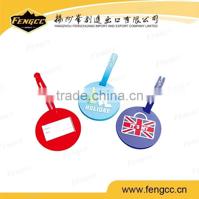 Promotion cheap plastic luggage tags for custom logo