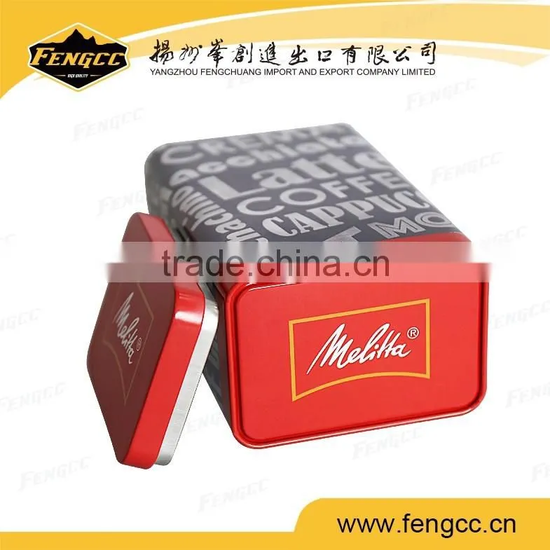 Coffee tin box