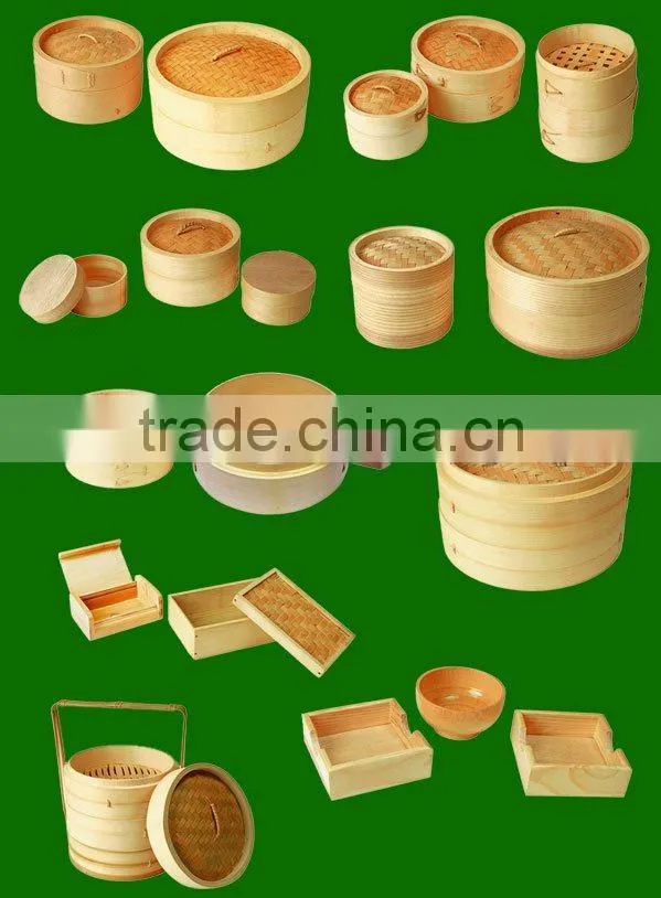 bamboo dim sum steamers