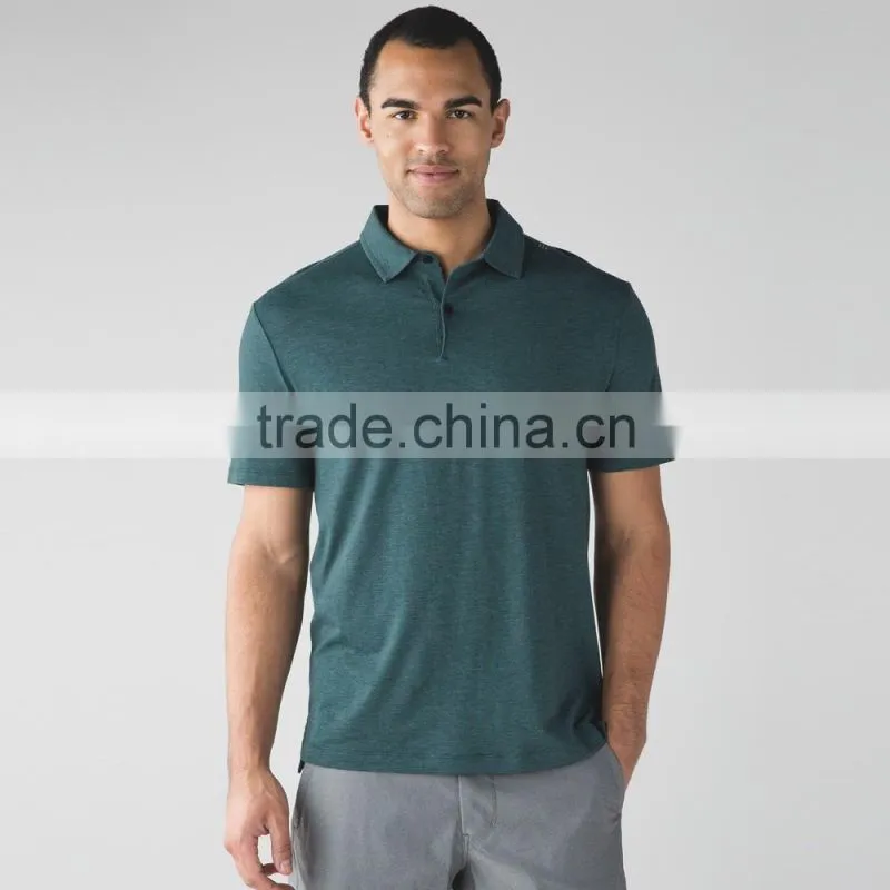 Light Pima cotton fabric bacterial strain quick dry golf t-shirt mens polo t shirt