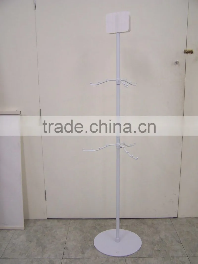 Rotating 2-tire hanging bag display