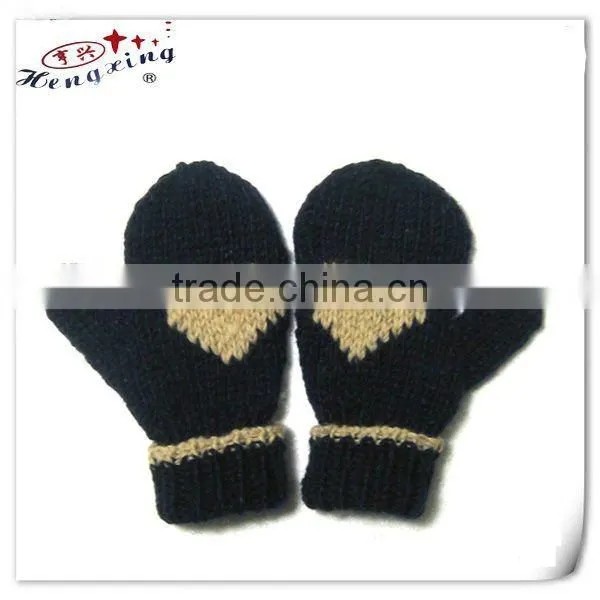 Cute custom knit mittens glove