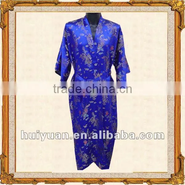 3 different colors for silk kimono robes