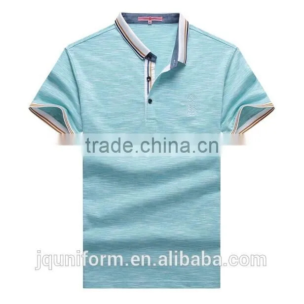 2016 fashion style polo shirt for men,100% polo t-shirt cotton polyester polo shirt wholesale