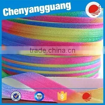 Custom Printed Soft Fold Over Elastic For Headband