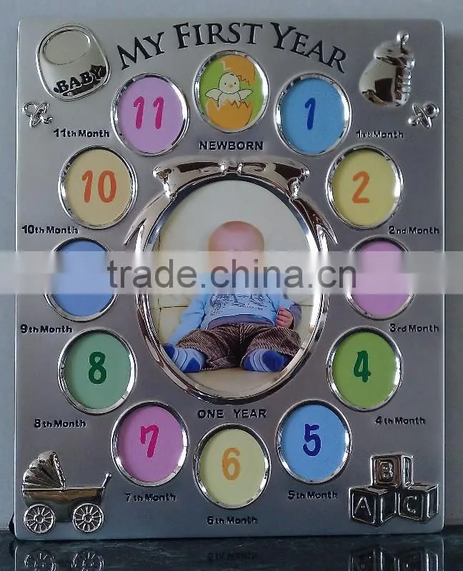metal family love photo frame