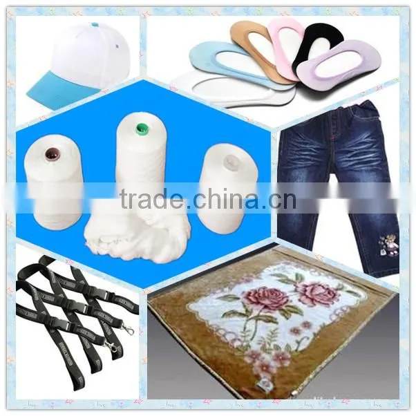 China suppllier 100% ring spun polyester thread for stitch sewing