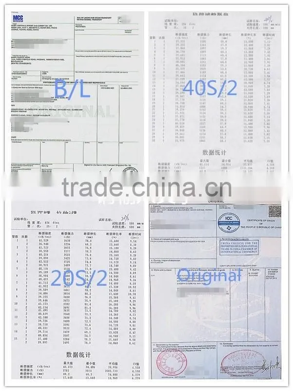 Stock lot yarn Factory price high tenacity 20/2 24/2 30/2 40/2 42/2 21/1 spun polyester yarn