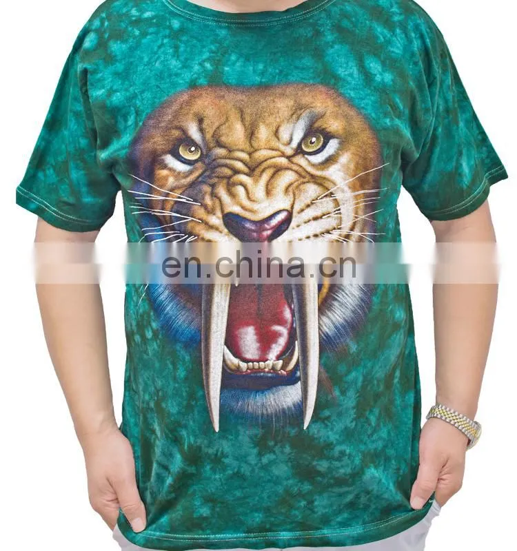 Men t-shirts with 3d animal print,animal printed 3d t-shirt,3d printing t shirt