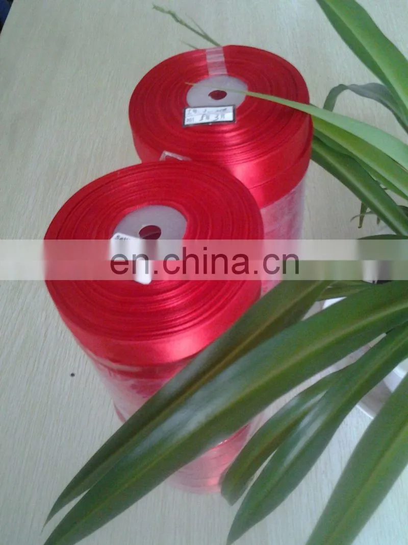 wholesale 100% polyester satin ribbon for garment