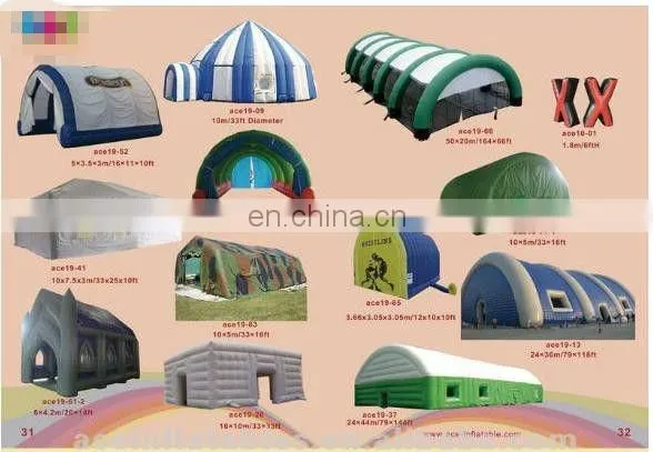 Airtight Exibition Inflatable Dome Tent
