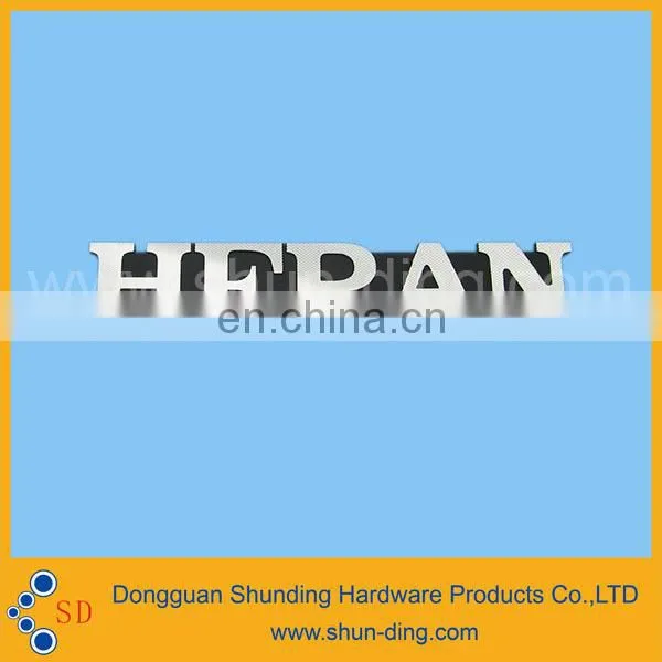 Hotssales Custom Embossing Metallic Audio Sound Nameplate