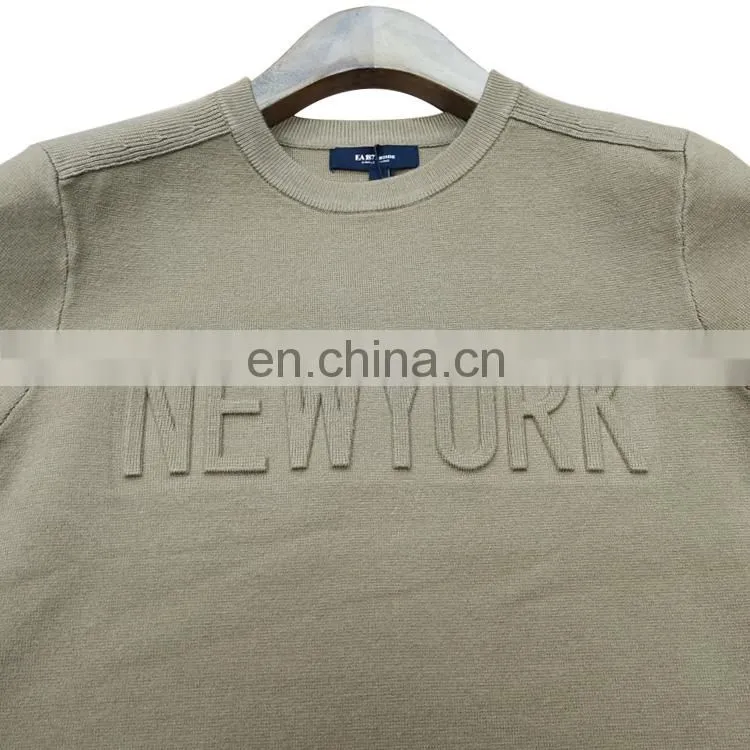 DiZNEW Custom Casual Mens Christmas Pressure Your Own Logo Knitted Sweater