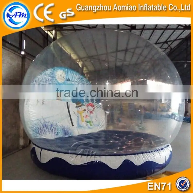 Xmas inflatable snow globe, christmas inflatable snow globe sale