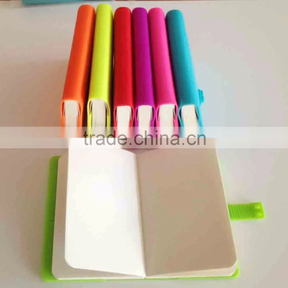 New Arrival Flat Notebook Paper Silicone Blocks Notebook Memo Paper Notebook
