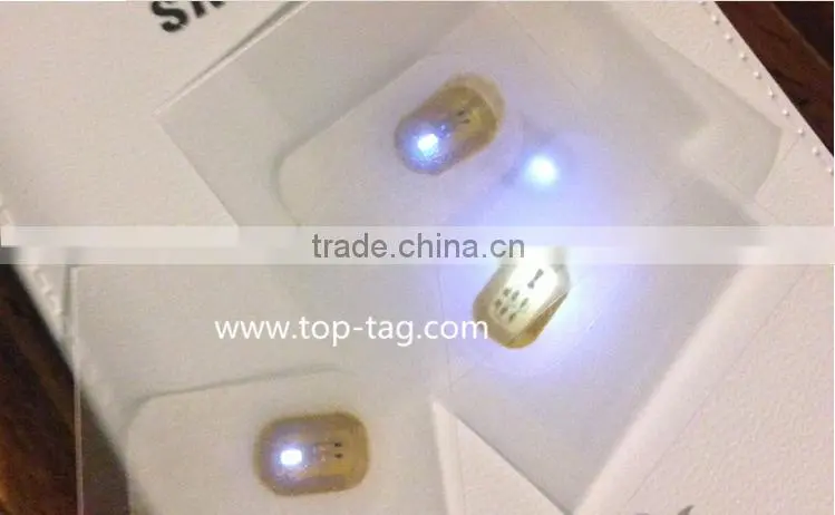 China Shenzhen Rfid Finger Nail Tag / Small NFC Led Nail Art Sticker