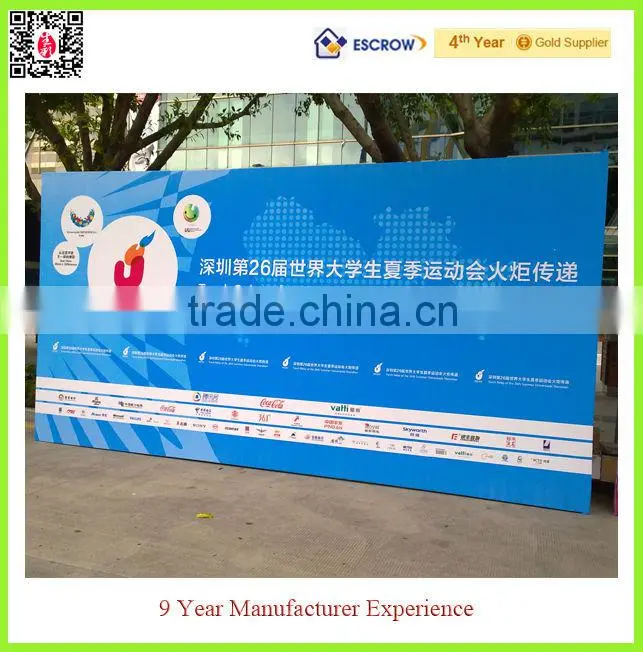 Sublimation Print Satin Fabric Promotion Banner / Uv printing banner