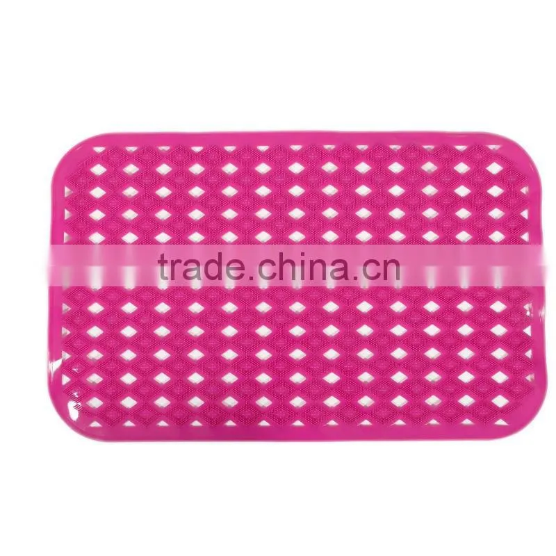 Large plastic bathroom floor mat