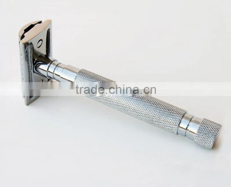 best selling shaving safety razors double edge mirror finish, hot shaving implements