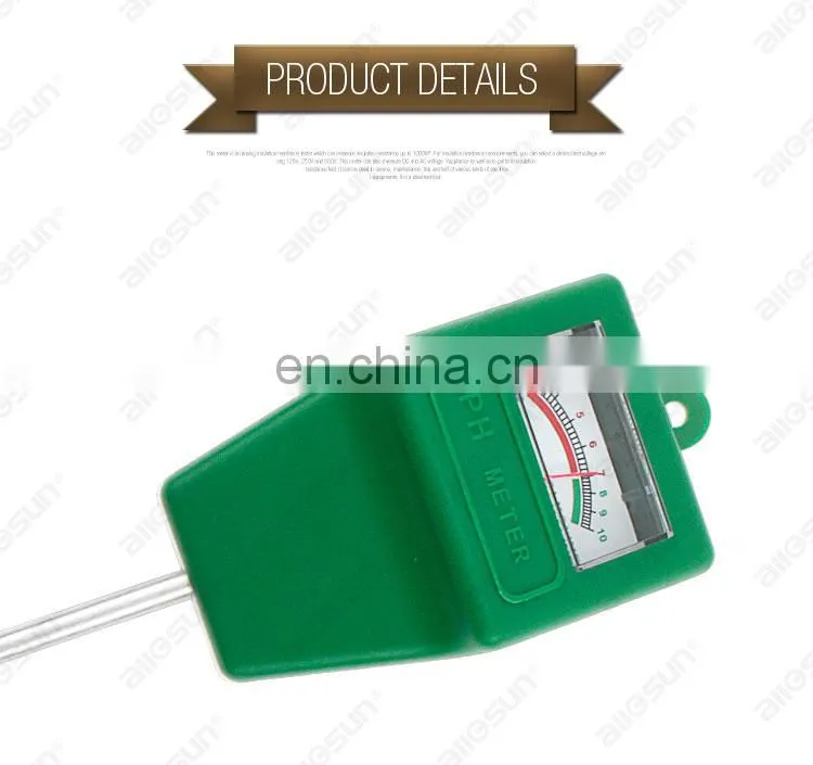 US Free Shipping Allosun ETP300A Soil Analog PH Meter Garden Plant PH Tester