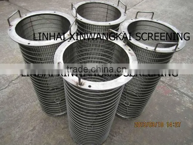 Johson screen for basket