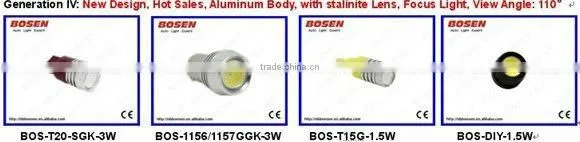 5050SMD T10 BA9S auto canbus led light